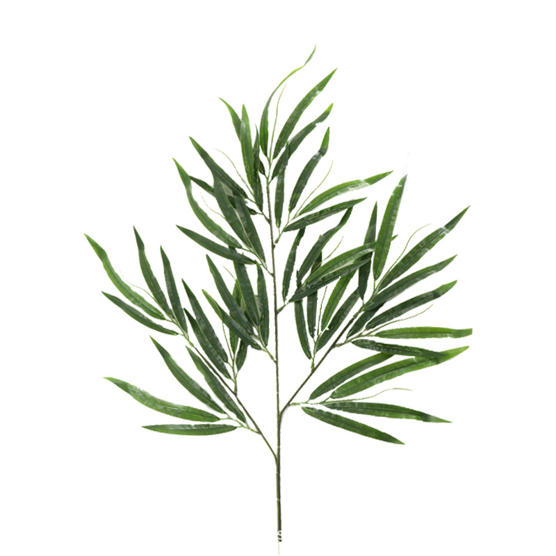 2021 simulation Botany Bamboo Trigeminal Fireproof parts Feather Sunflower leaf to ground bonsai Manufactor wholesale decorate