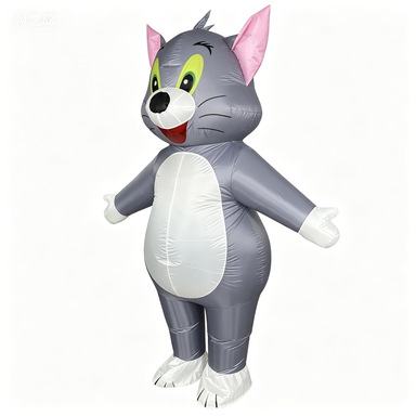 Cartoon personalizado Tom Jerry trajes inflables actividades del campus espectáculo gato y ratón extraña lindos trajes inflables