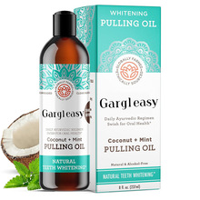 定制阿育吠陀提拉椰子口腔精油漱口水独立装贴牌舌苔清洁漱口水油