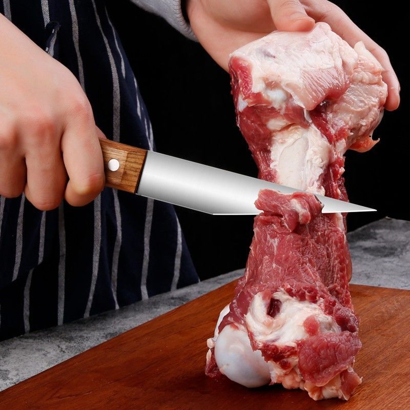 18-piece butcher knife meat union factory special cutting knife for killing pigs peeling knife bone knife for chef special Yangjiang knife