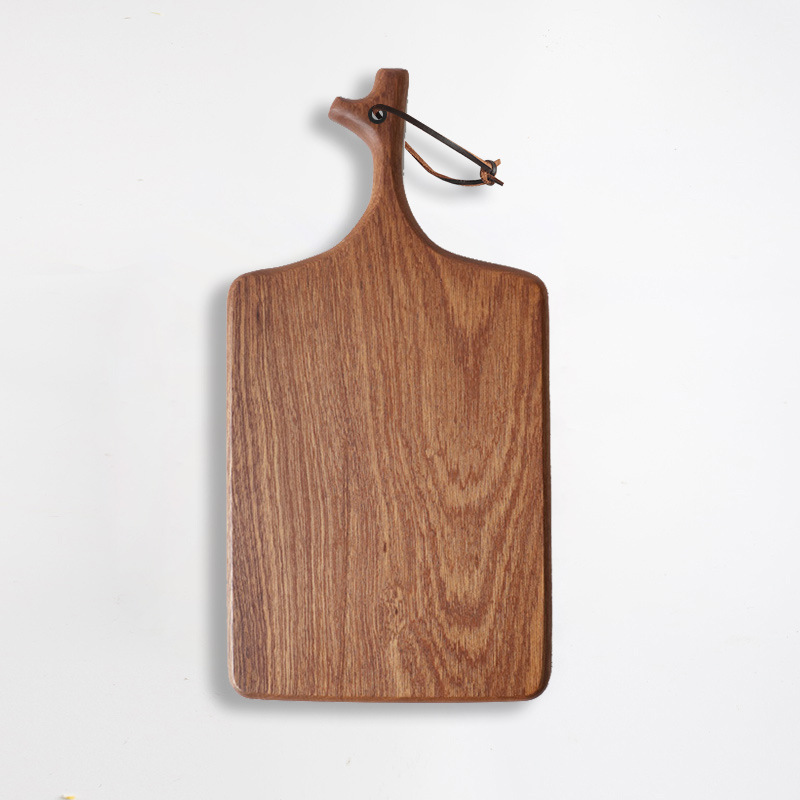 Tabla de cortar de madera maciza, tabla de cortar pequeña, tabla de pan, tabla de complementos alimenticios para niños, tabla de cortar sin pintura, bandeja de alimentos, tabla de madera entera, estilo ins