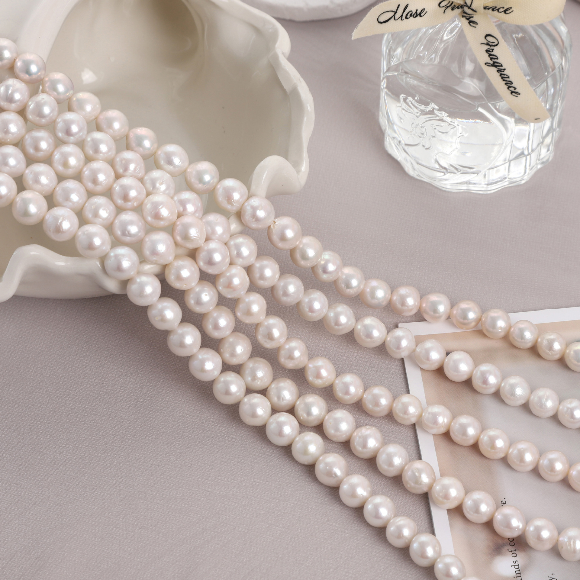 【梦间珠宝】10-11mm爱迪生珍珠天然淡水珍珠圆巴皱巴近圆巴洛克