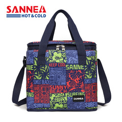 三能新款大容量保溫包戶外手提野餐包加厚飯盒袋跨境保冷冰包批發