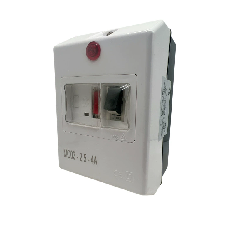 Водонепроницаемый светоизолированный автоматический выключатель защиты двигателя серии MC для экстренного отключения, только для экспорта
