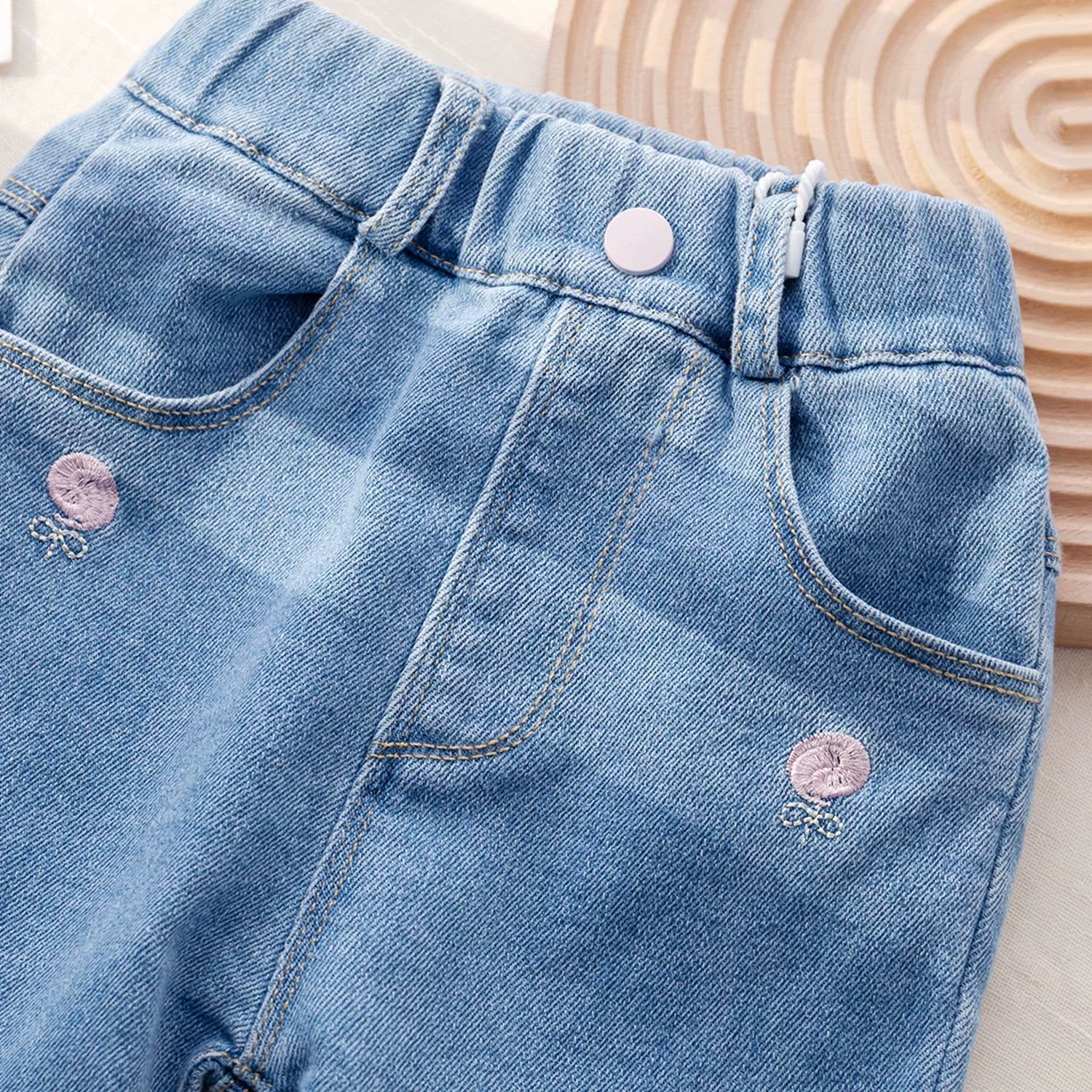Л Spring jeans, fashionable autumn trousers girl's, western style