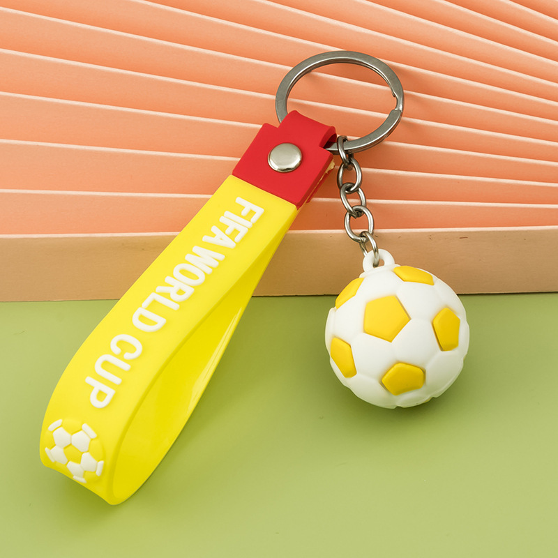 ミニサッカーのキーホルダーのペンダントをシミュレーションします。|undefined