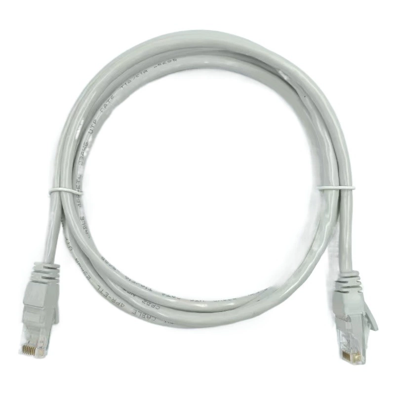 Серый гигабитный сетевой кабель Super Six Компьютерный кабель-маршрутизатор Высокоскоростной бытовой готовый сетевой кабель Широкополосная перемычка