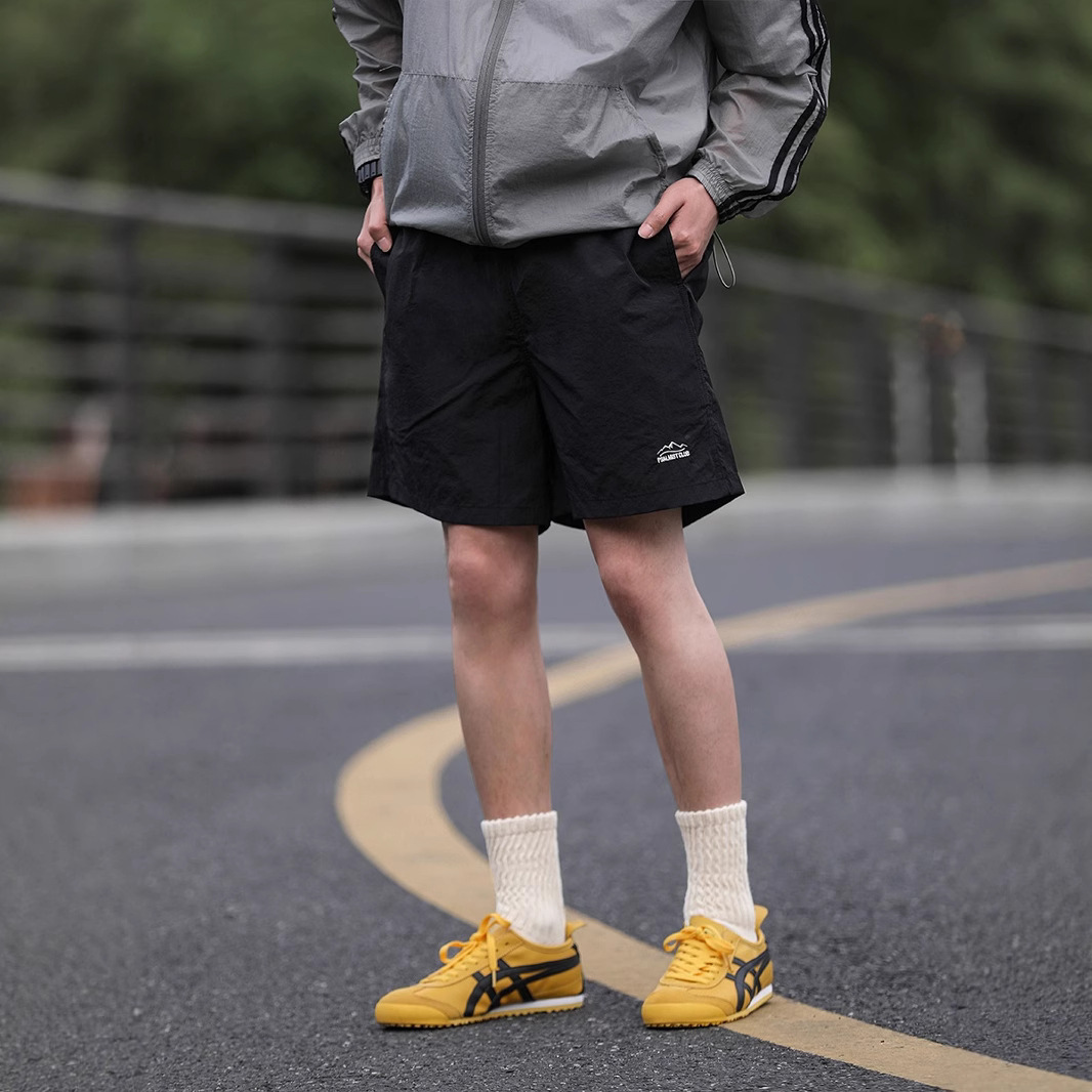 Summer Japanese travel solid color quick dry trousers