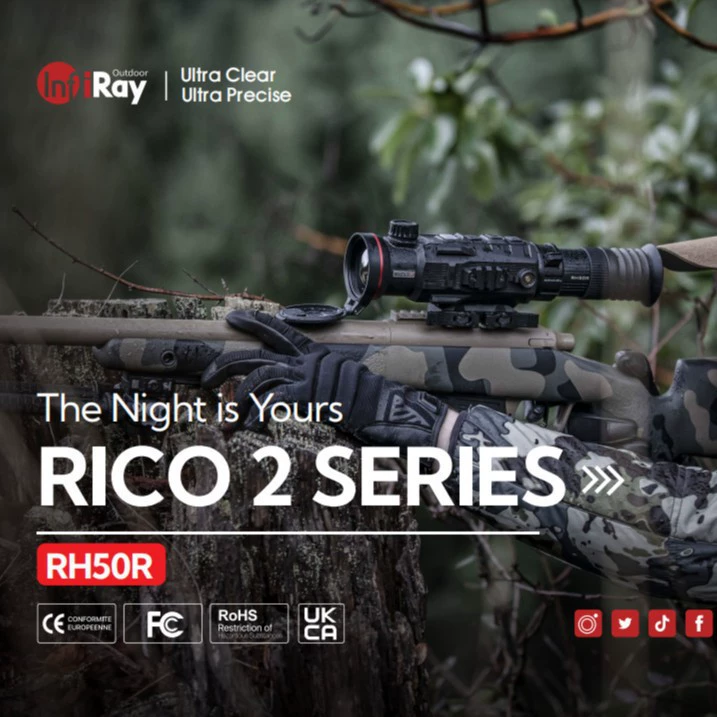 Ai Rui RH50R наружная тепловизионная монокулярная лазерная дальность iRay Rico2 тепловизионная инфракрасная термография