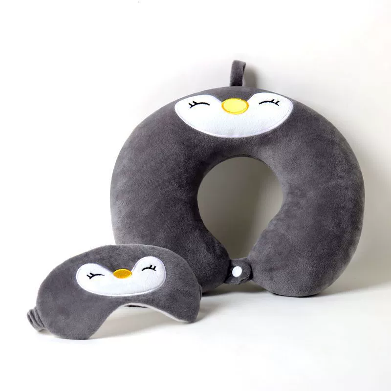 Cartoon neck pillow for car for traveling for sleep