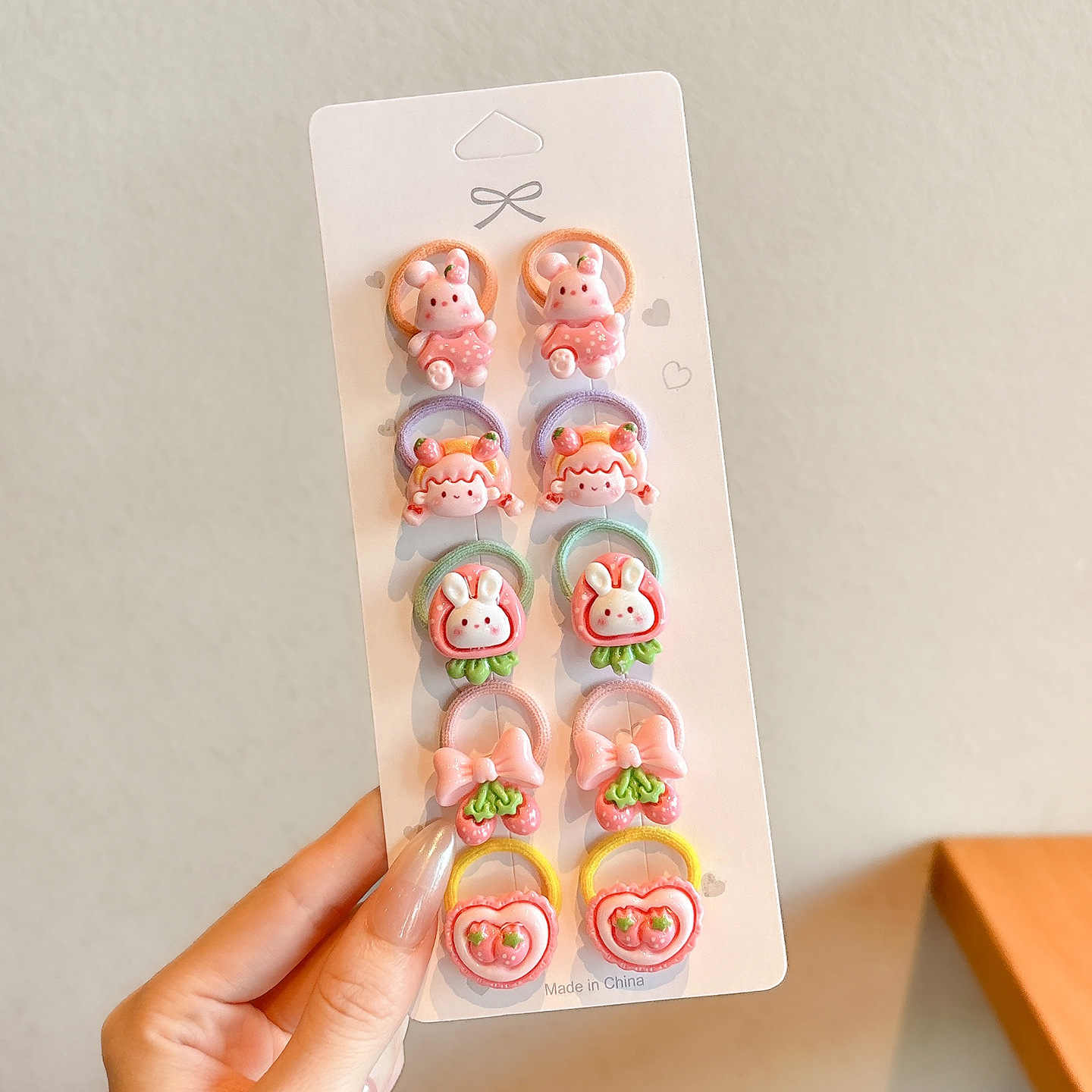 Color caramelo no daña toalla de cabello anillo de cabello para niños cabello de cola de caballo de niñas correa de goma de alta elasticidad pequeña cuerda de cabeza linda