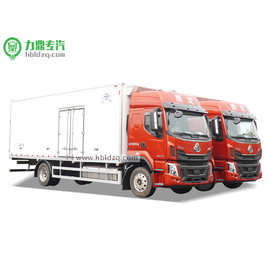 国六6米8高顶带卧冷藏车 白条猪肉冷链物流车 八速陕齿变速箱