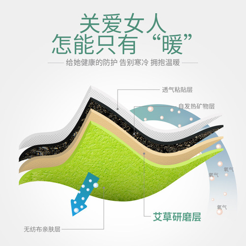 Warm Baby Patch Bulk Wholesale Warm-Up Patch mugwort motherwort ginger warm patch self-heating warm heat patch large size