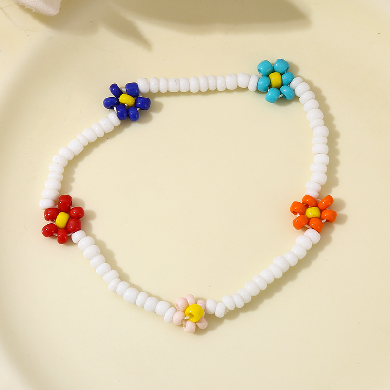 Style Ethnique Bohémien Fleur Marguerite Perle De Rocaille Perlé Femmes Bracelets display picture 9