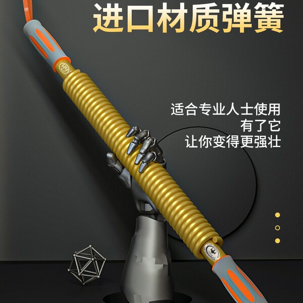 Golden two-color import handle