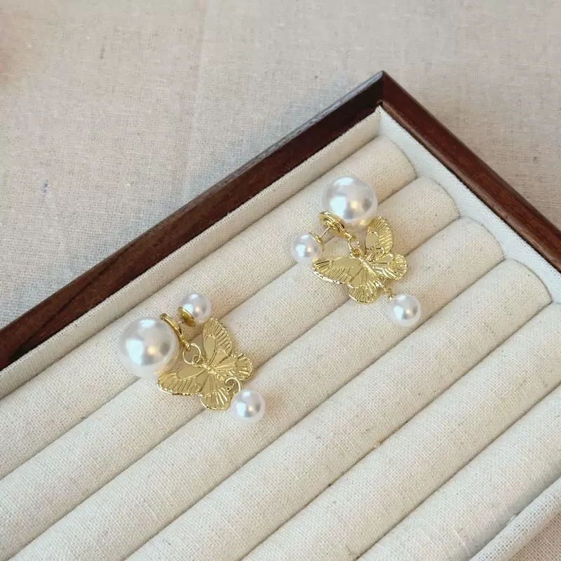 Изысканные серьги из жемчуга, серебряная игла, образец серебра 925, стиль высокого качества, стиль легкой роскоши