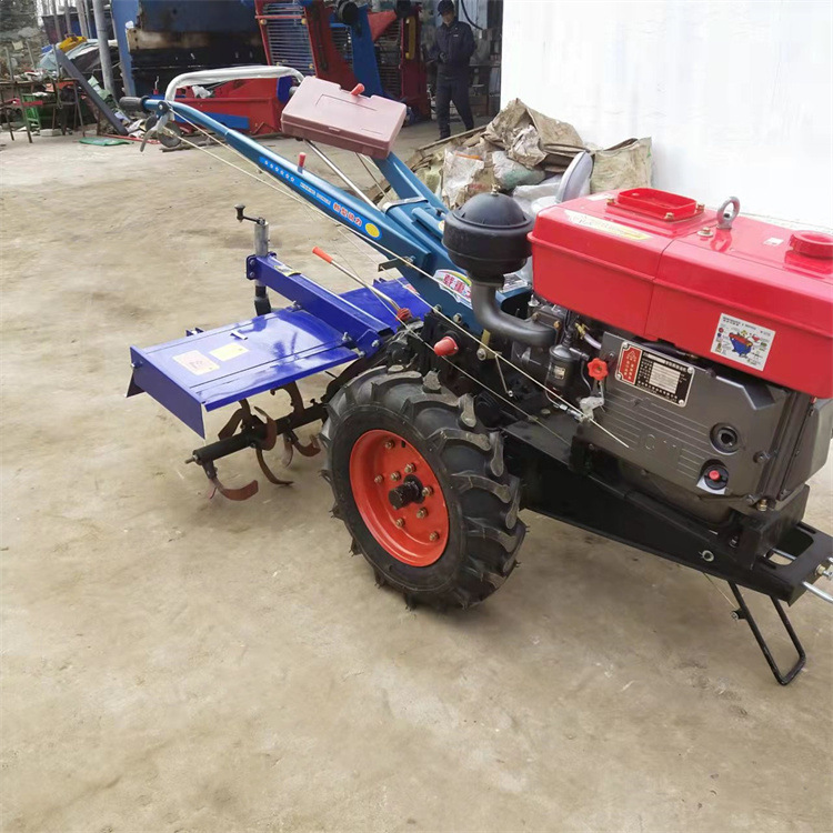 手扶拖拉机农田耕地机  锰钢刀片加厚箱体旋耕手扶拖拉机