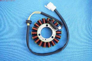 Motorcycle ybr Tianjian 125 national three-car magneto generator modification 18 pole high power coil Stator