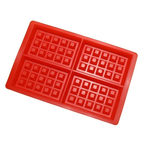 Oven waffle mold silicone baking pan homemade waffle cake baking tools chocolate fondant DIY dessert