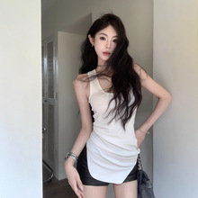 6877#��ʽ���ð�ɫ����ȹ��Ƹ�С��U�첻�����°������г�������
