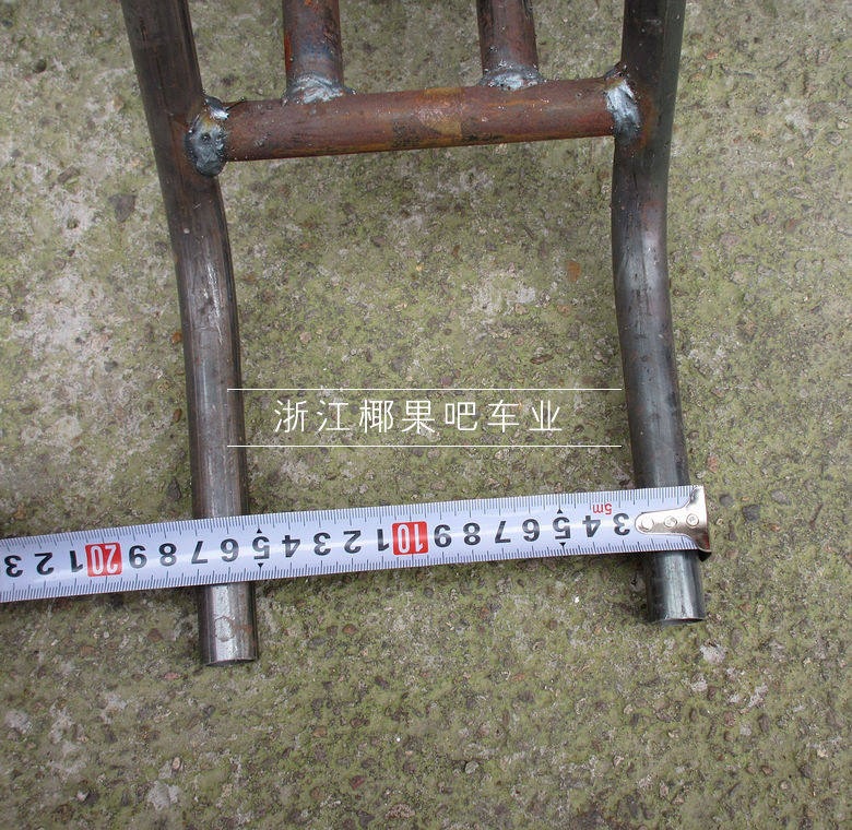 DIY four-wheeler accessories, 2-wheel modified inverted three-wheeler front axle frame, ATV suspension, brake, and steering assembly