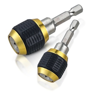60mm hexagonal large head pop-up quick-off connector hand drill three-claw turn 1/4 inner hexagonal self-locking connecting rod