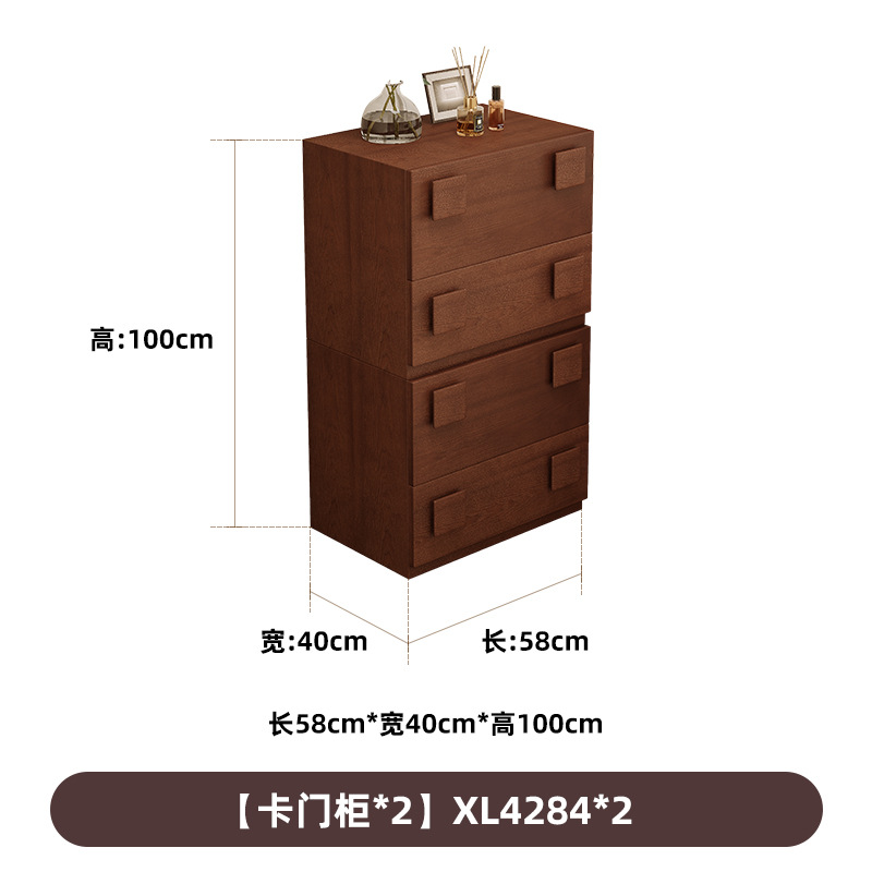 DASIMA estilo francés retro estilo antiguo sala de estar contra la pared armario de madera maciza armario de comedor pequeño armario de almacenamiento armario de puerta de tarjeta