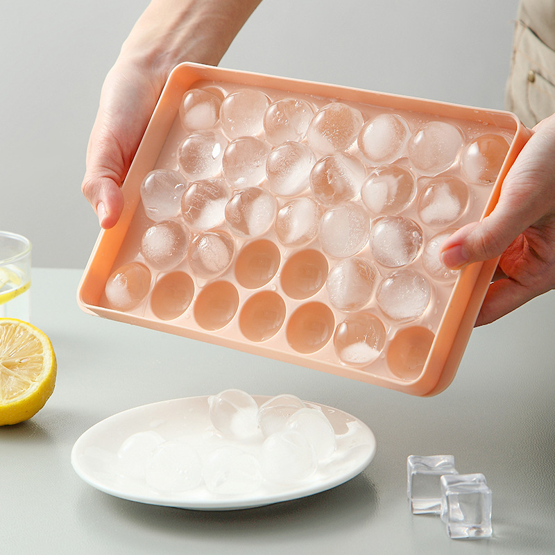 冰格模具製冰盒食品級家用冰箱帶蓋冰格雪糕冰塊製作模具圓球冰棒