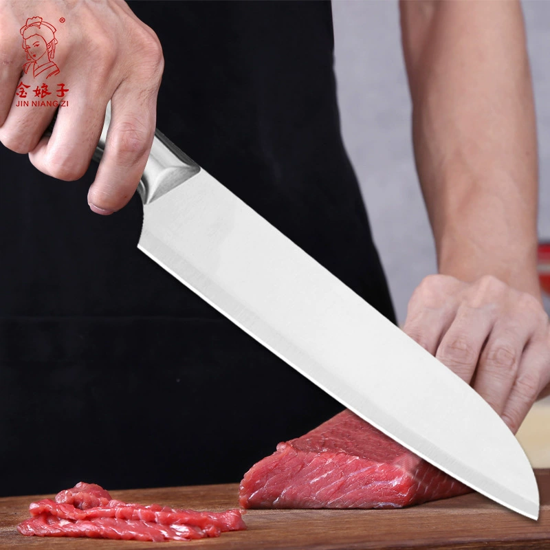 Производитель Янцзян резать овощи и резать мясо ножи дома с много ножей шеф-повар нержавеющая сталь кухонные фруктовые ножи оптом