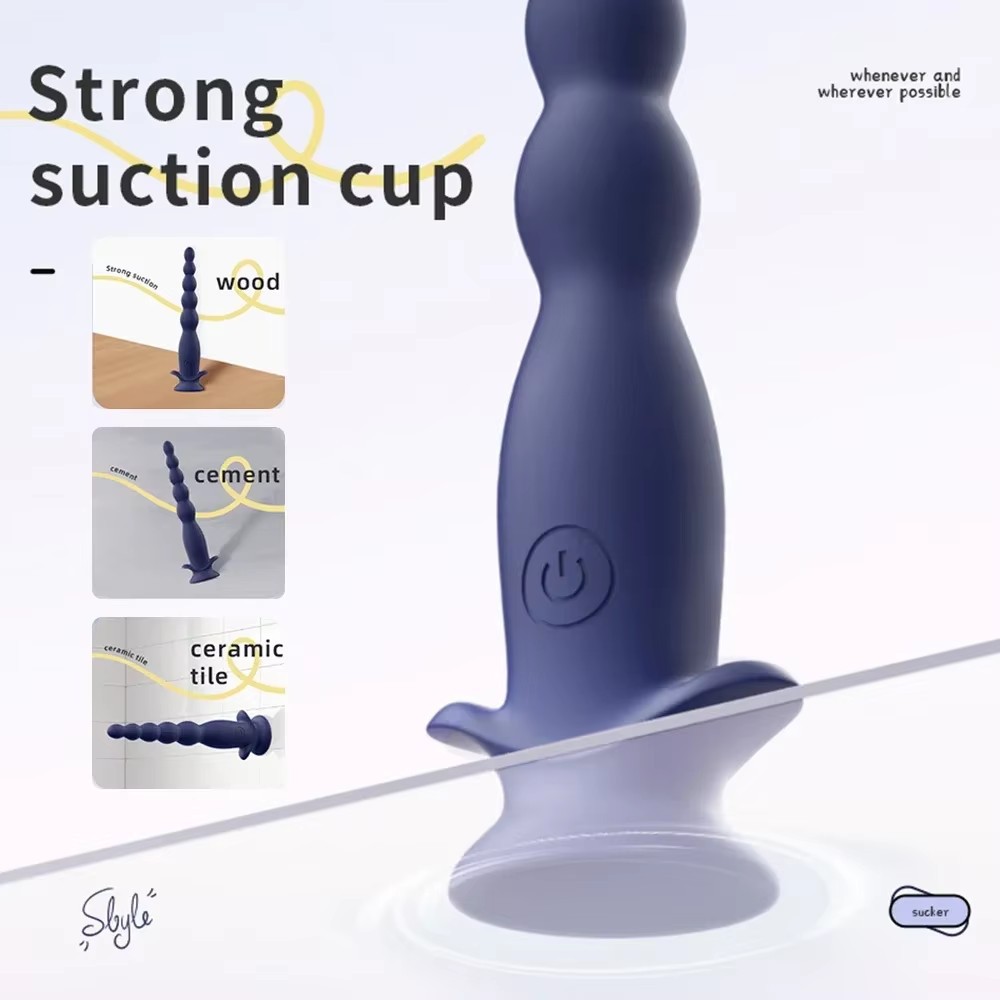 Vibrating Anal Beads with 10 Frequencies, Silicone Anal Expander for Adults — detail image 4
