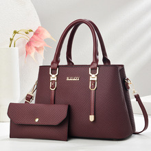 女士包包女2025新款潮女包百搭手提包简约时尚单肩中年斜挎包大包