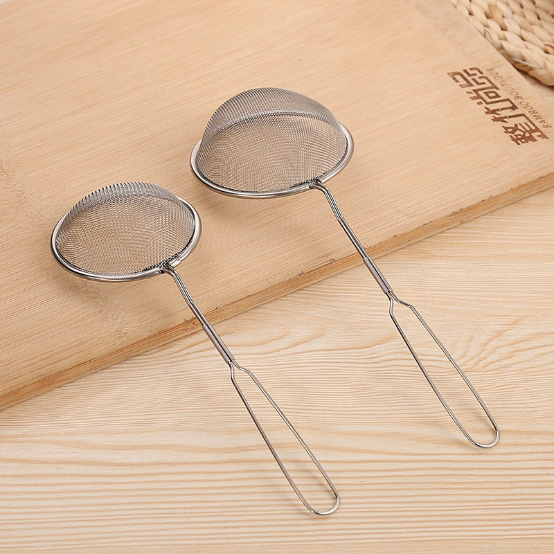 Hanging oil filter oil filter oil residue residue scum, dumbfound gap, household kitchen stainless steel filter, spoon drainage colander