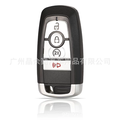 Applicable to Ford Sharp F150 Raptor Martyr Explorer Sharp L Mondeo Smart Car Key Replacement Shell (Car Keys) - 4-key-red-horn