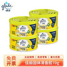佳丽空气清新剂固体清香胶家用室内去味卫生间厕所汽车除臭70g