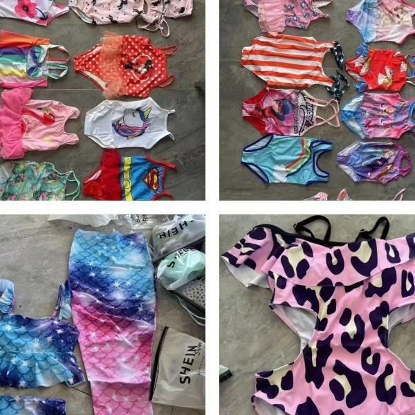 2025 transfronterizos marcas shein niñas deportes separados niños nadadores trajes de baño de niños al por mayor cauda de África