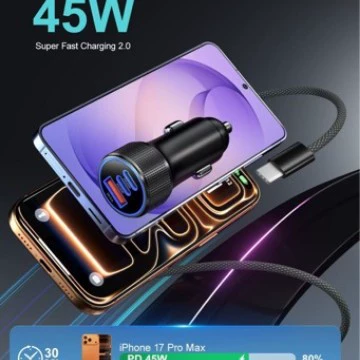 Cross-Border Popular Car Charger: Mobil şarj cihazları