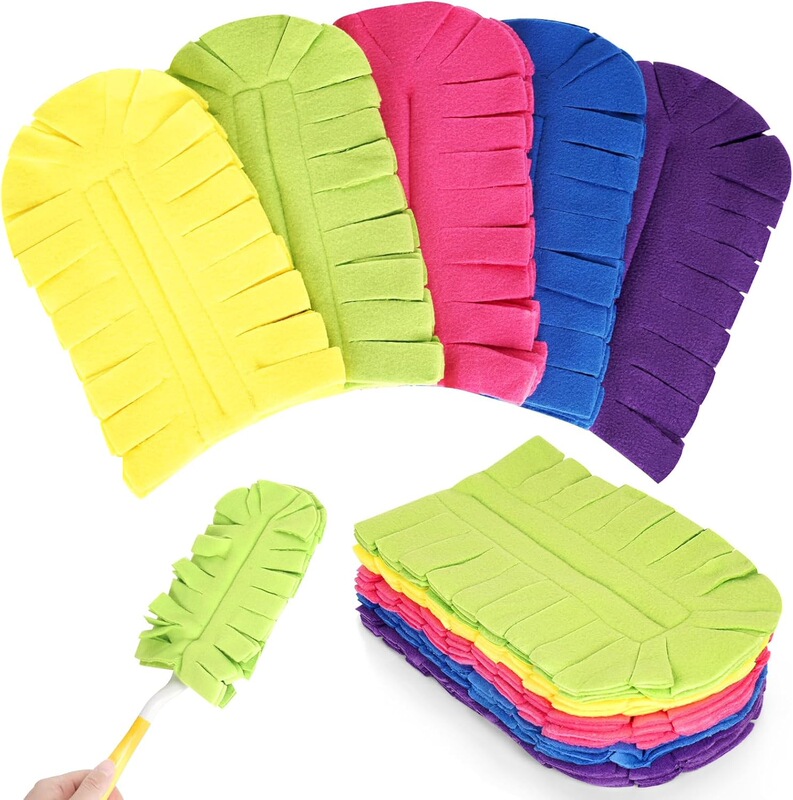 Amazon's Popular Swiffer Dusting Cloth, Microfiber Cloth, 360-Degree Replacement Cloth Head, Microfiber Cloth, Washable and Dryable