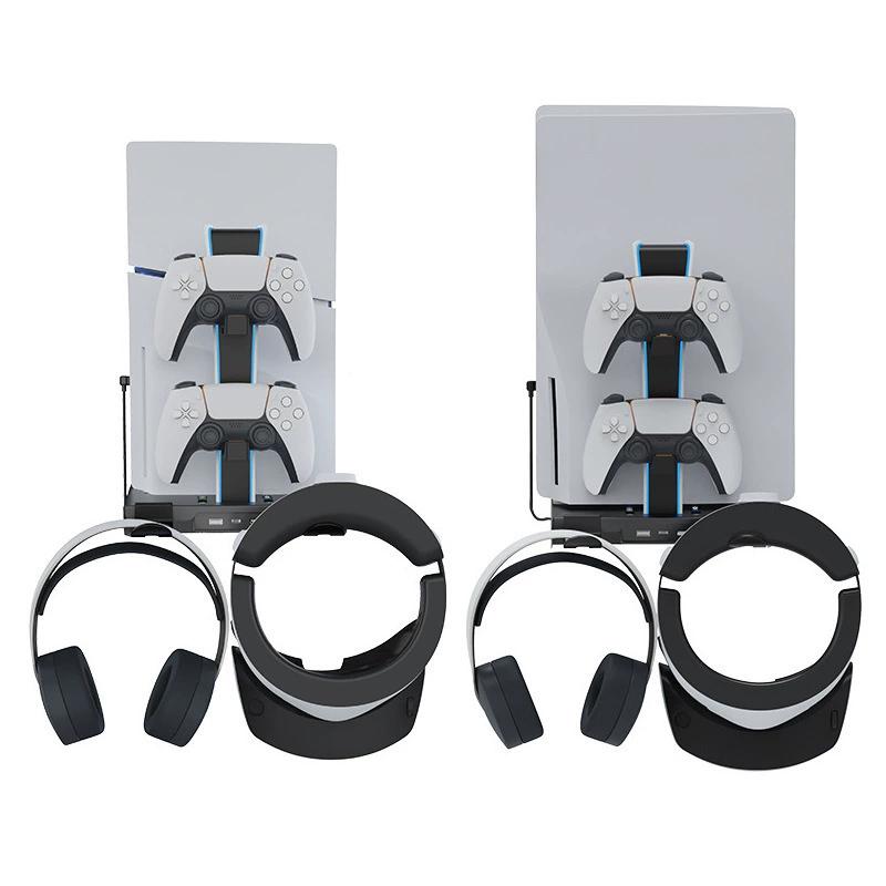 PS5pro/PS5slim host fan bracket PS5 handle holder charging headset VR storage hanger PS5 bracket