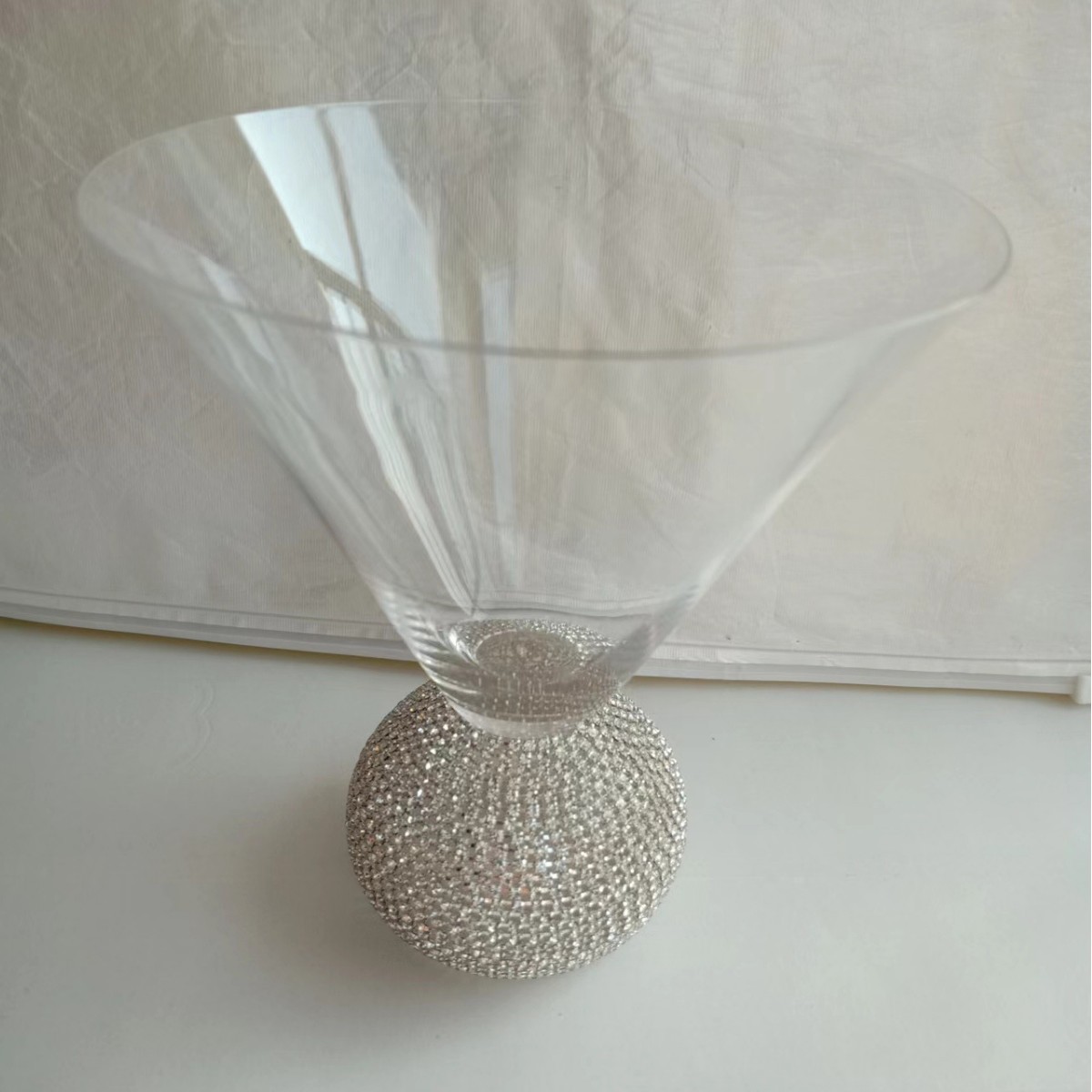 Color transparente - Copa de cola de pollo 310ml - Diamante de plata