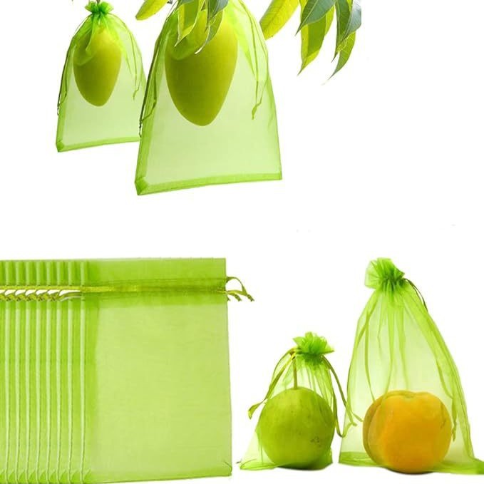 亚马逊热销新款瓜果网袋防蝇腊肉晾晒保护袋加套袋防蚊虫水果网