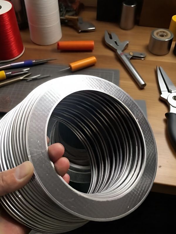 石墨复合垫片高强柔性石墨垫圈耐高温高压增强金属法兰防漏密封垫