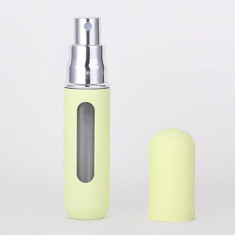 5ml de carga directa inferior perfume sub-botella portátil tipo empuje muestra de aerosol de aluminio botella vacía mini niebla fina sub-embalaje artefacto