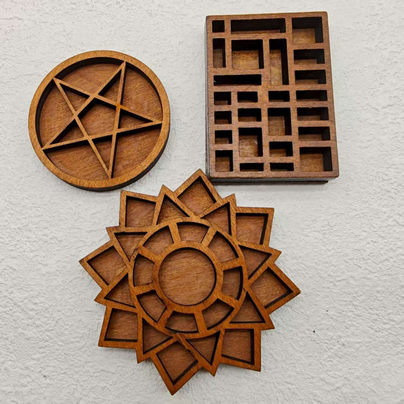 Miniature Trinket Shelf 跨境木质微型饰品架迷你珍奇古玩架|undefined