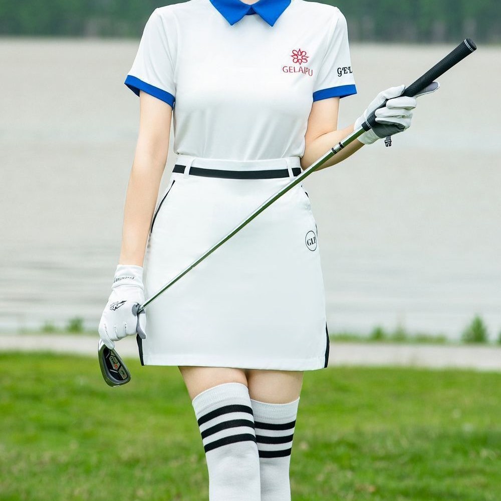 New Arrival suit Golf Women's Casual Quick-drying Round Neck New Arrival Summer Fashionable Slim-fit Short-sleeved T-shirt Women