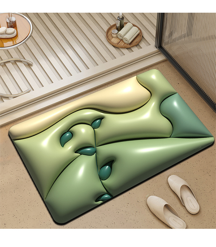 硅藻泥地垫,吸水地垫,防滑脚垫,浴室垫