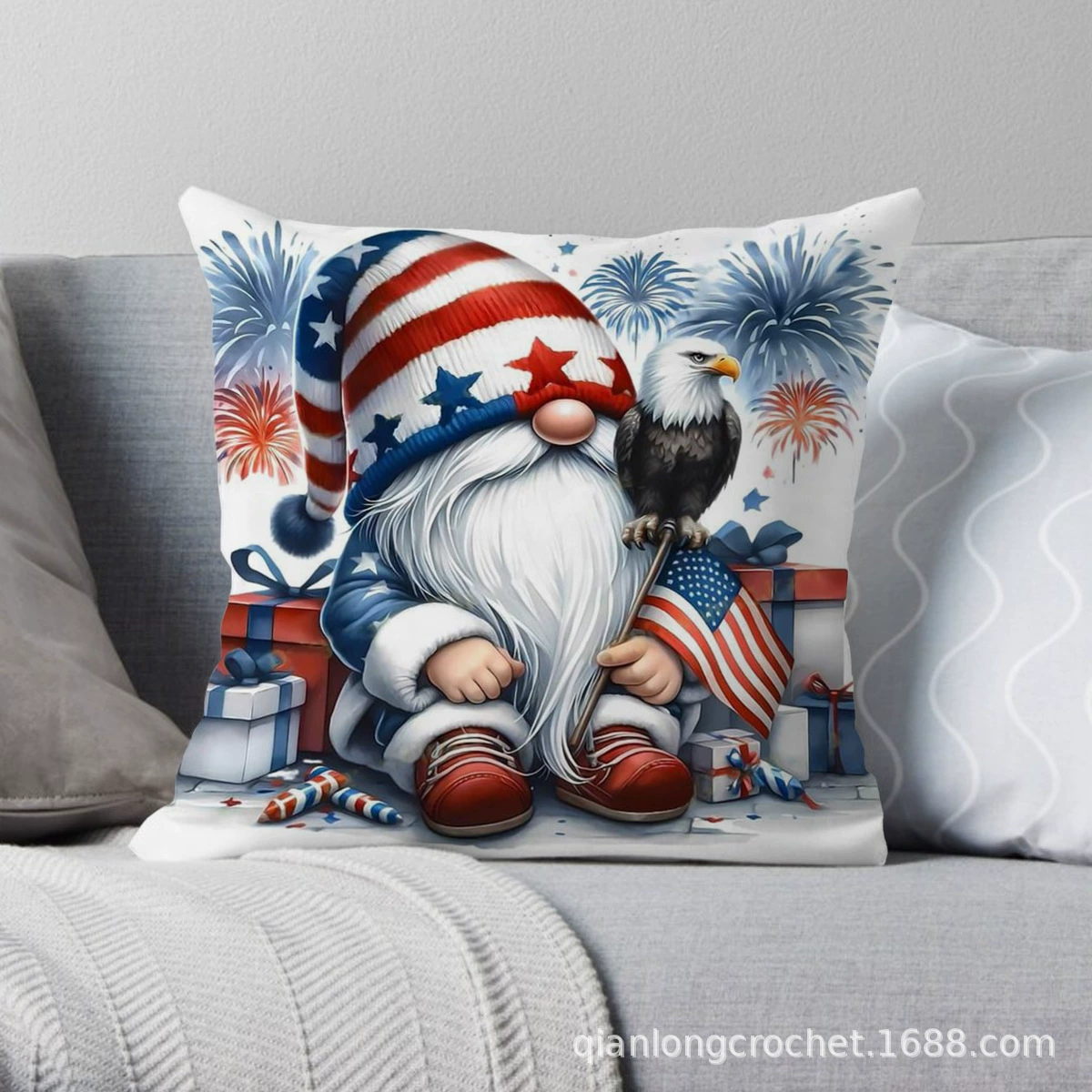 Новая наволочка TEMU Amazon с принтом для дома, гостиной, дивана, Рождество, возможна индивидуальная настройка, оптом