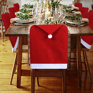 Cross-border European and American Christmas Chair Cover Holiday Dress-up Christmas Chair Cover Christmas Supplies Table Decoration Gifts