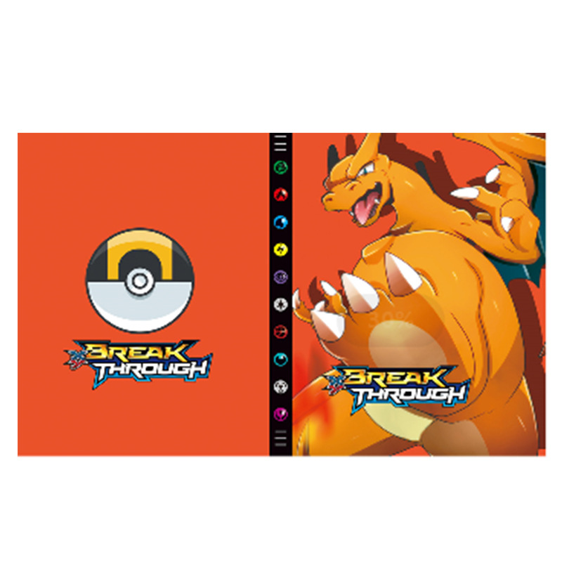 오렌지 2차원 드래곤 카드북 [432장 수납 가능]