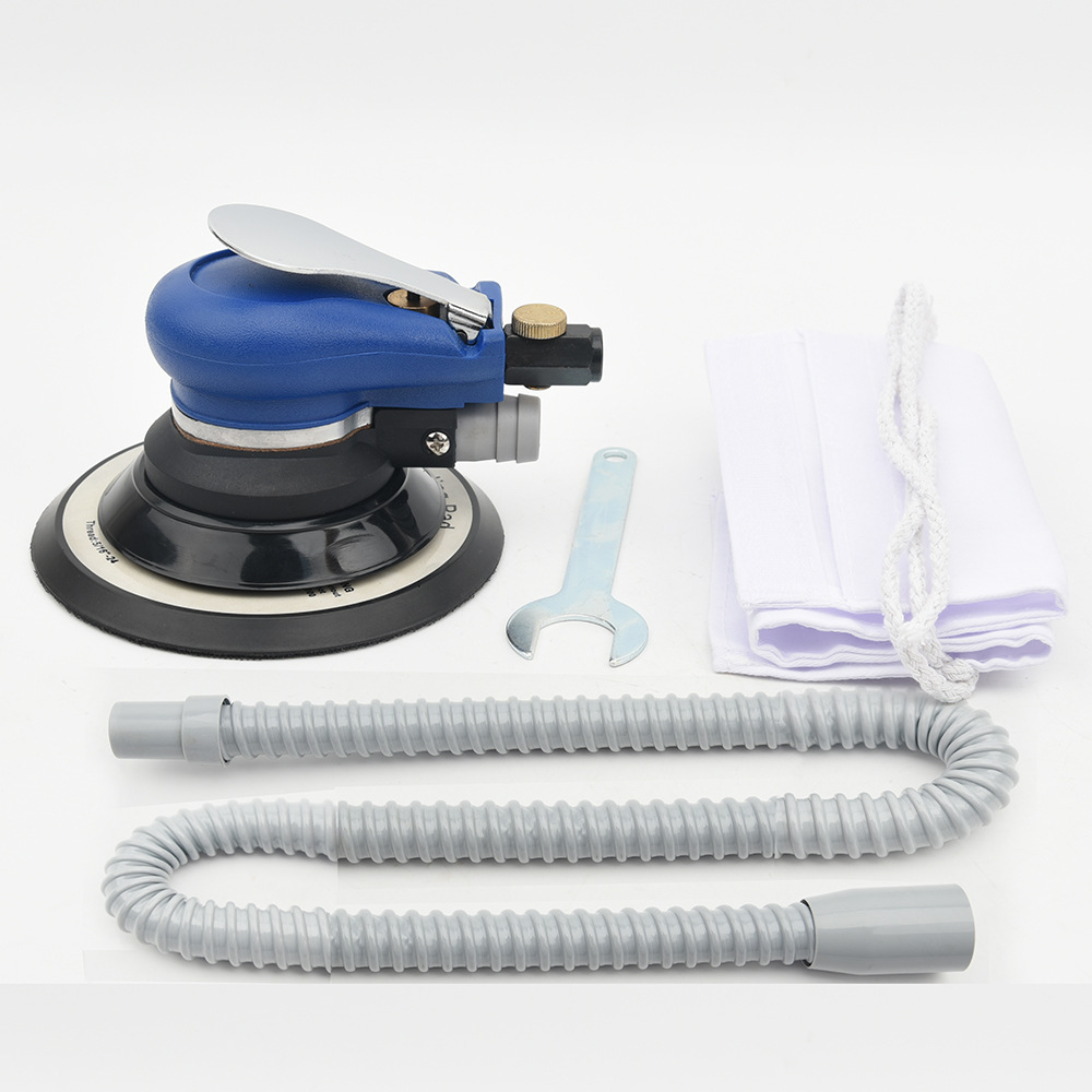 6寸吸尘气动偏心砂纸机 汽车抛光打蜡机  抛光机风磨机气动打磨机