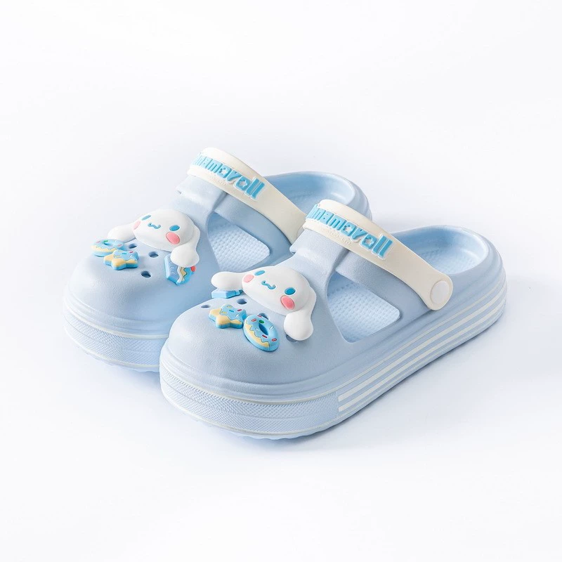 Sanrio, Hello Kitty, cartoon-сланцы для пляжа, семейный стиль